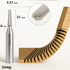 Fresa Em V Para Dobra De MDF 1/2 (12,7mm)