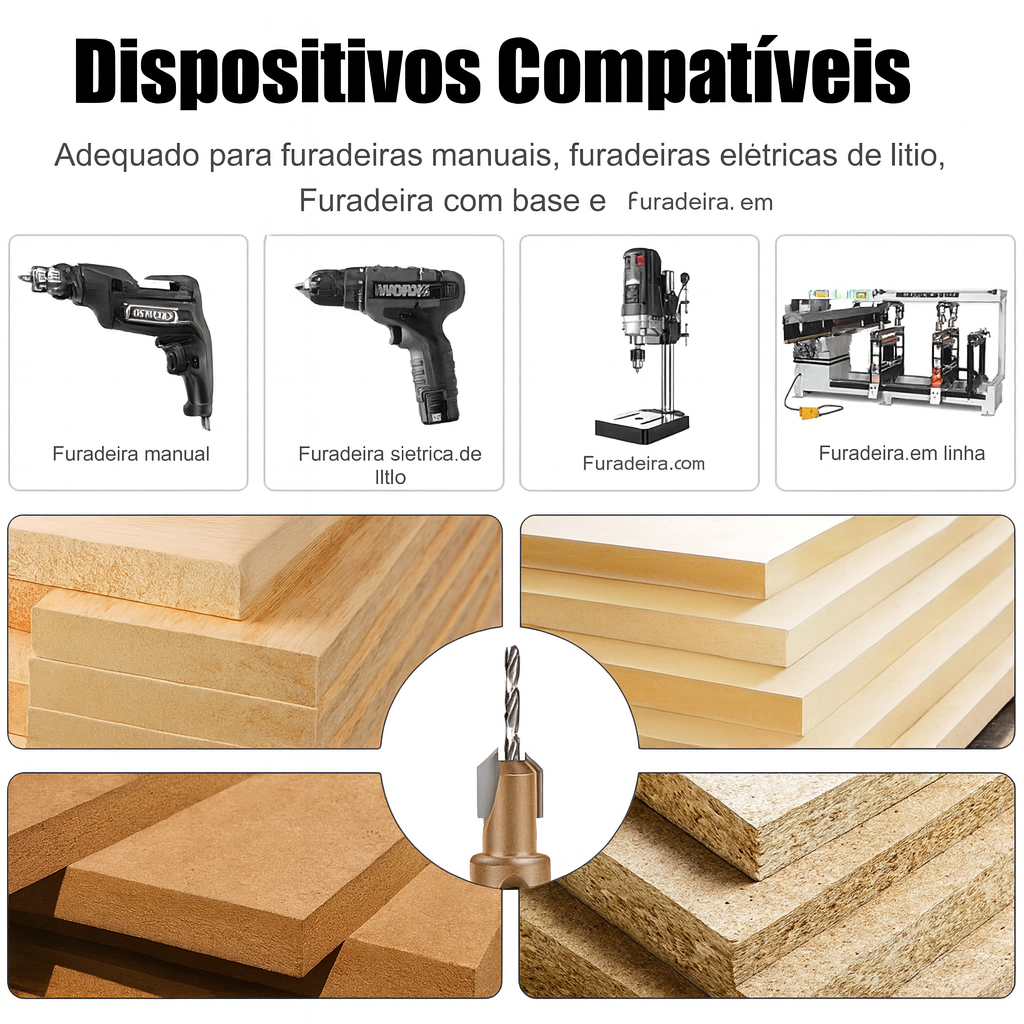 Escareador com Encaixe Sextavado 8mm