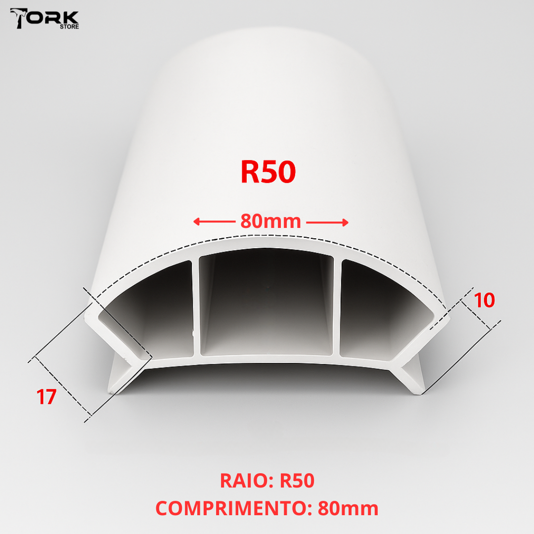 Perfil Modular para Móvel Curvo