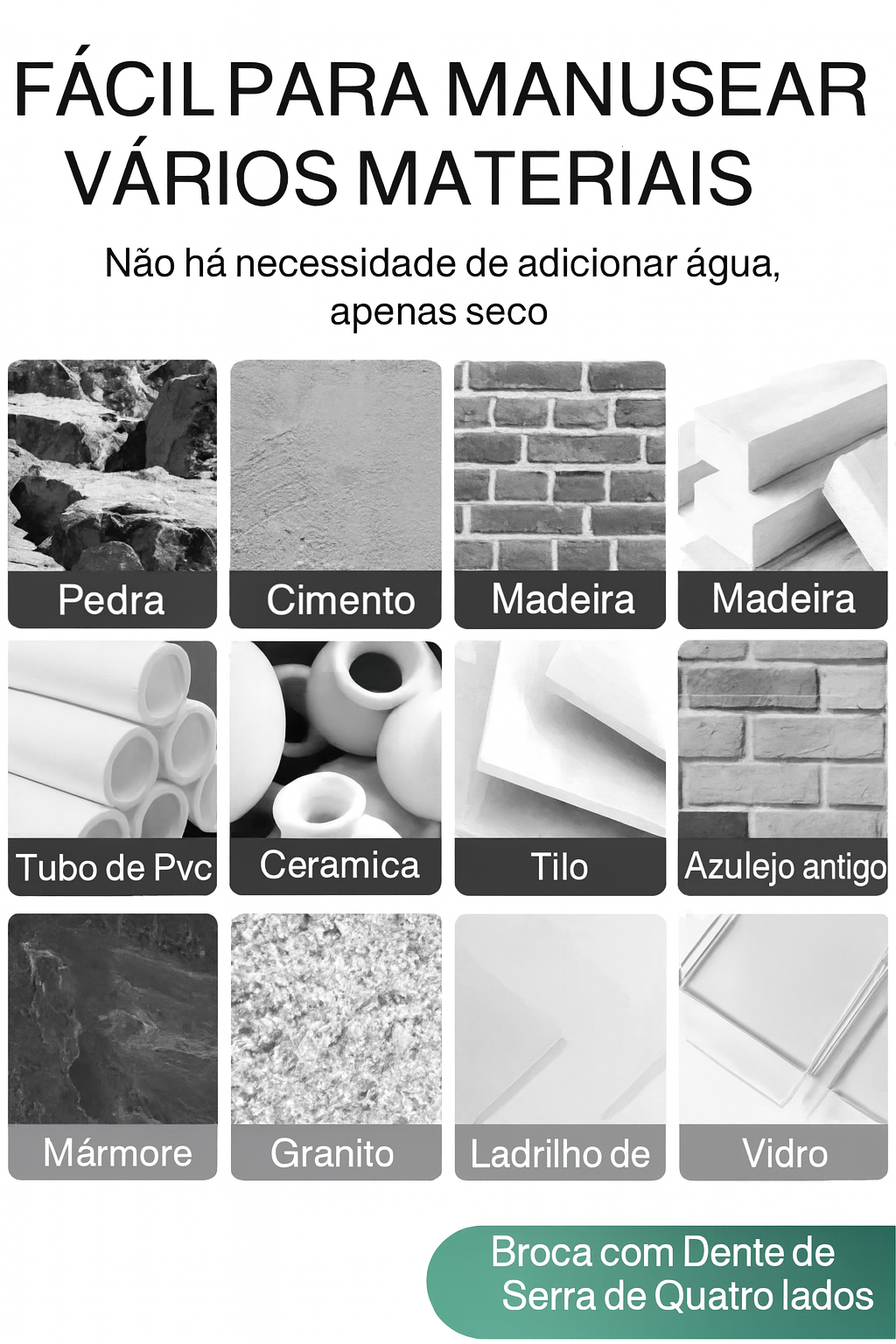 Broca Multfunção 93HRC Tork