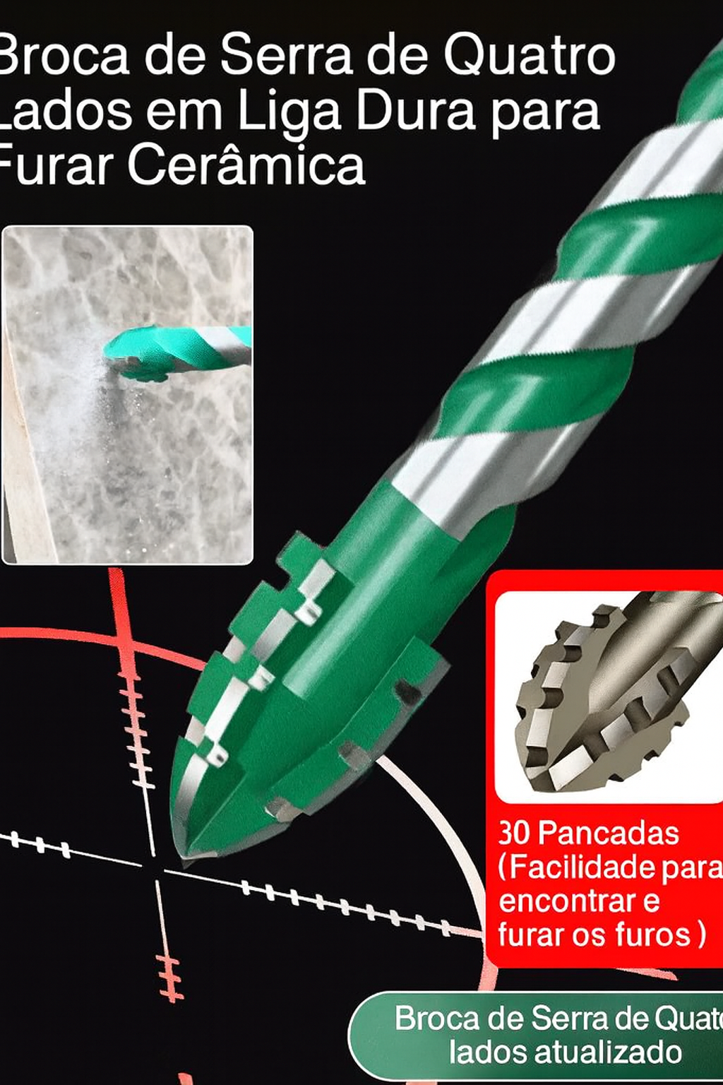 Broca Multfunção 93HRC Tork