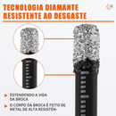Broca para Porcelanato e Cerâmica – Revestida com Diamante