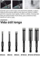 Broca para Porcelanato e Cerâmica – Revestida com Diamante