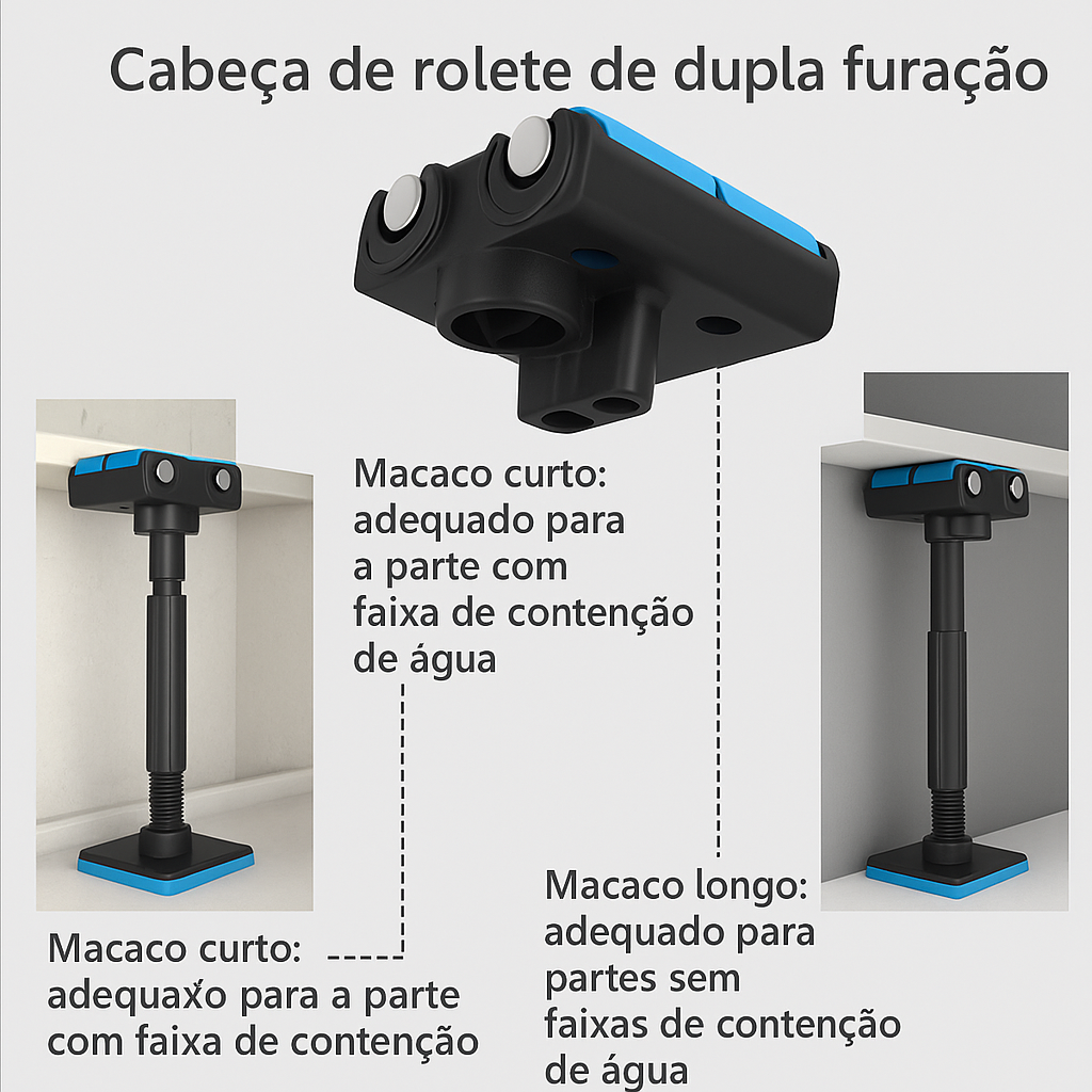 2 Suporte Nivelador com Roldana