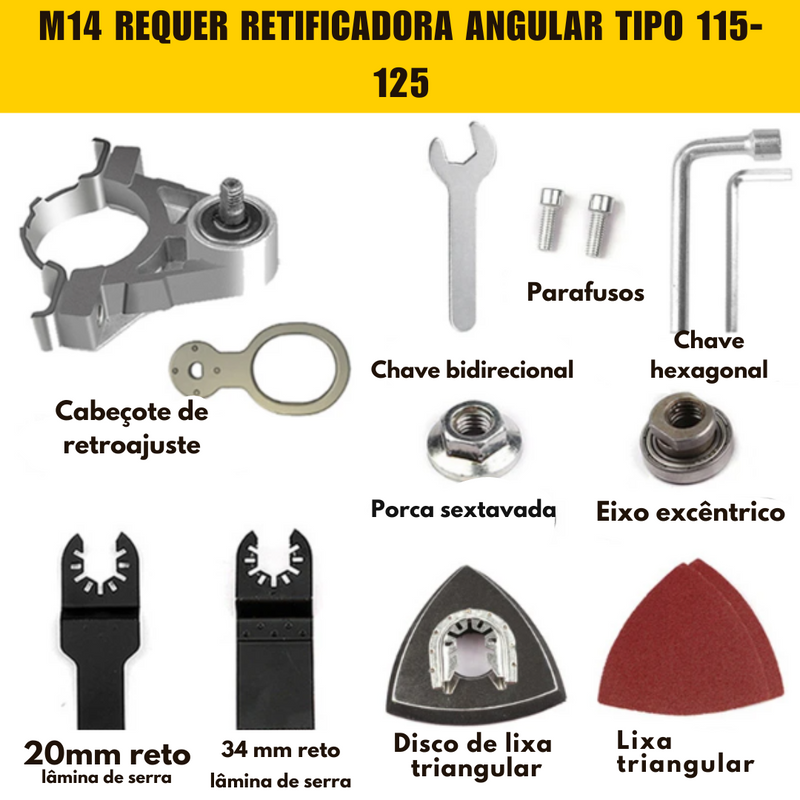 Adaptador Multi Ferramenta Oscilante