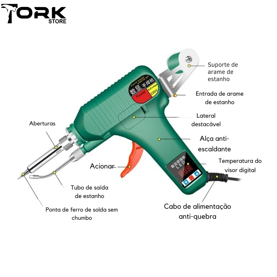 Ferro De Solda Semi-automatico 120w