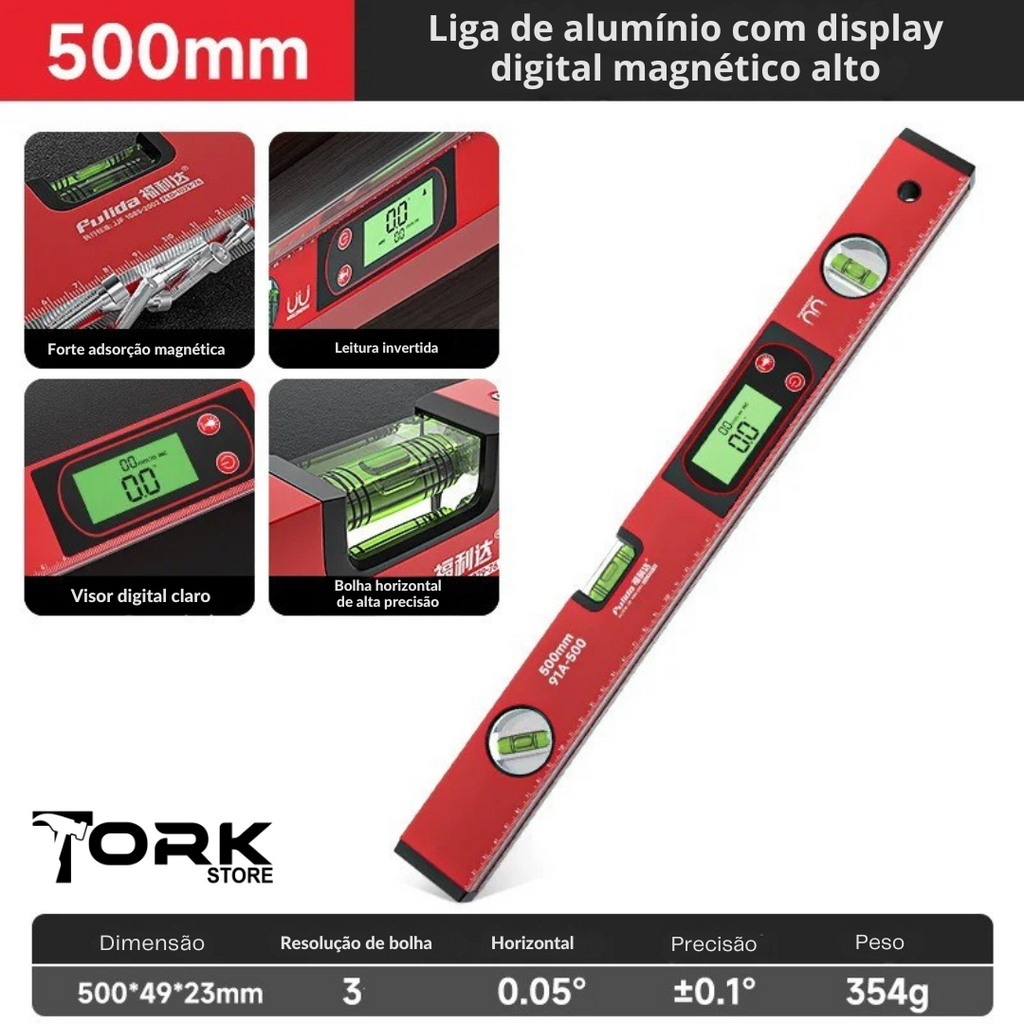 Nível Bolha Digital (Inclinômetro)