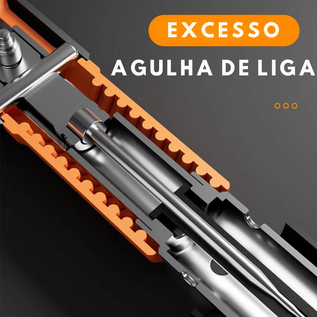 Pistola de Pregos + 100pcs de Prego