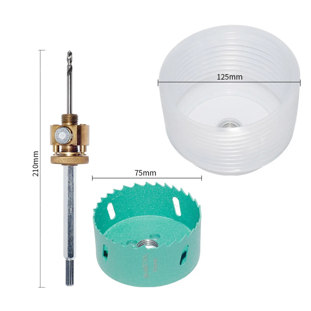 Serra Copo Com Eixo de Liberação Rápida + Coletor De pó