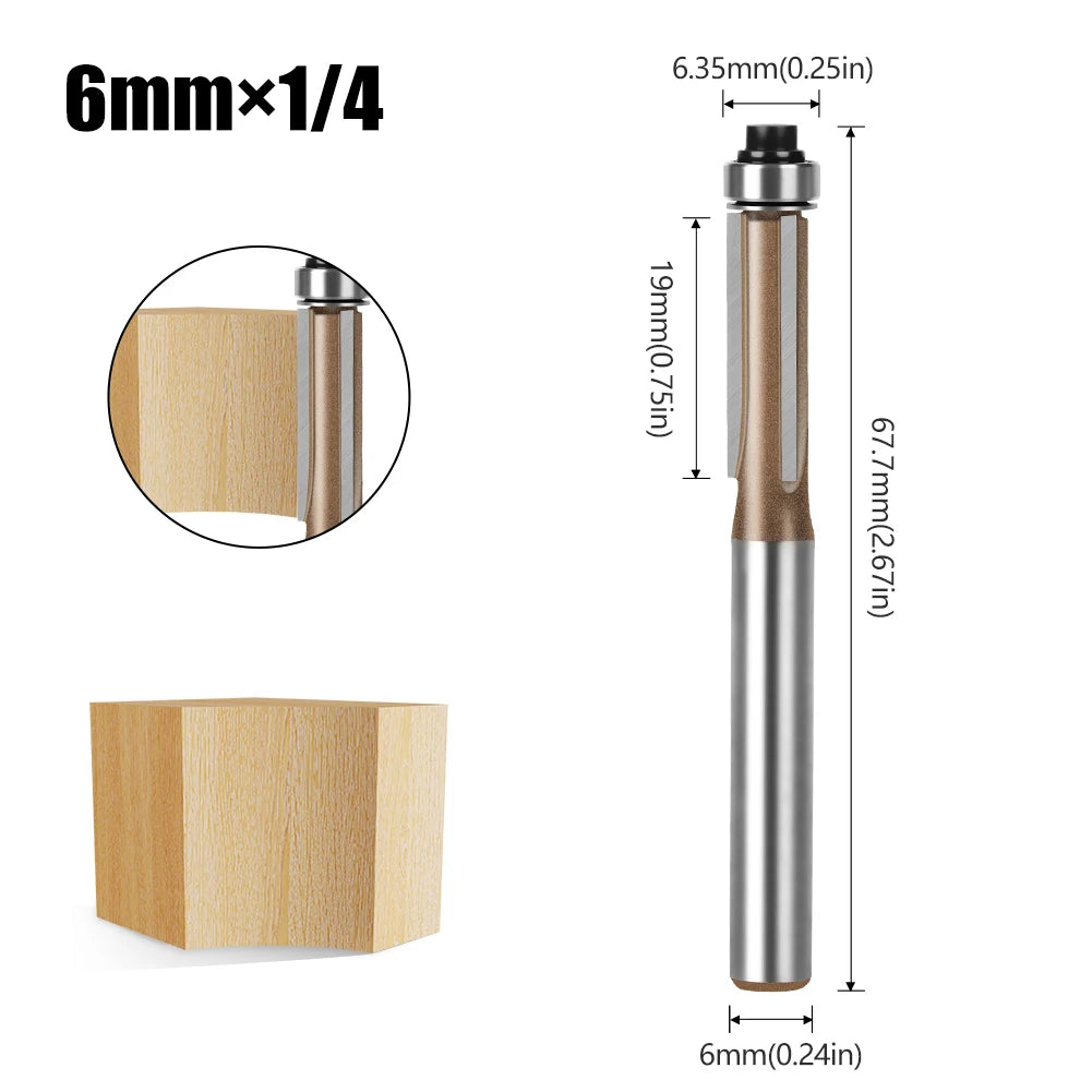 Fresa Reta com Rolamento