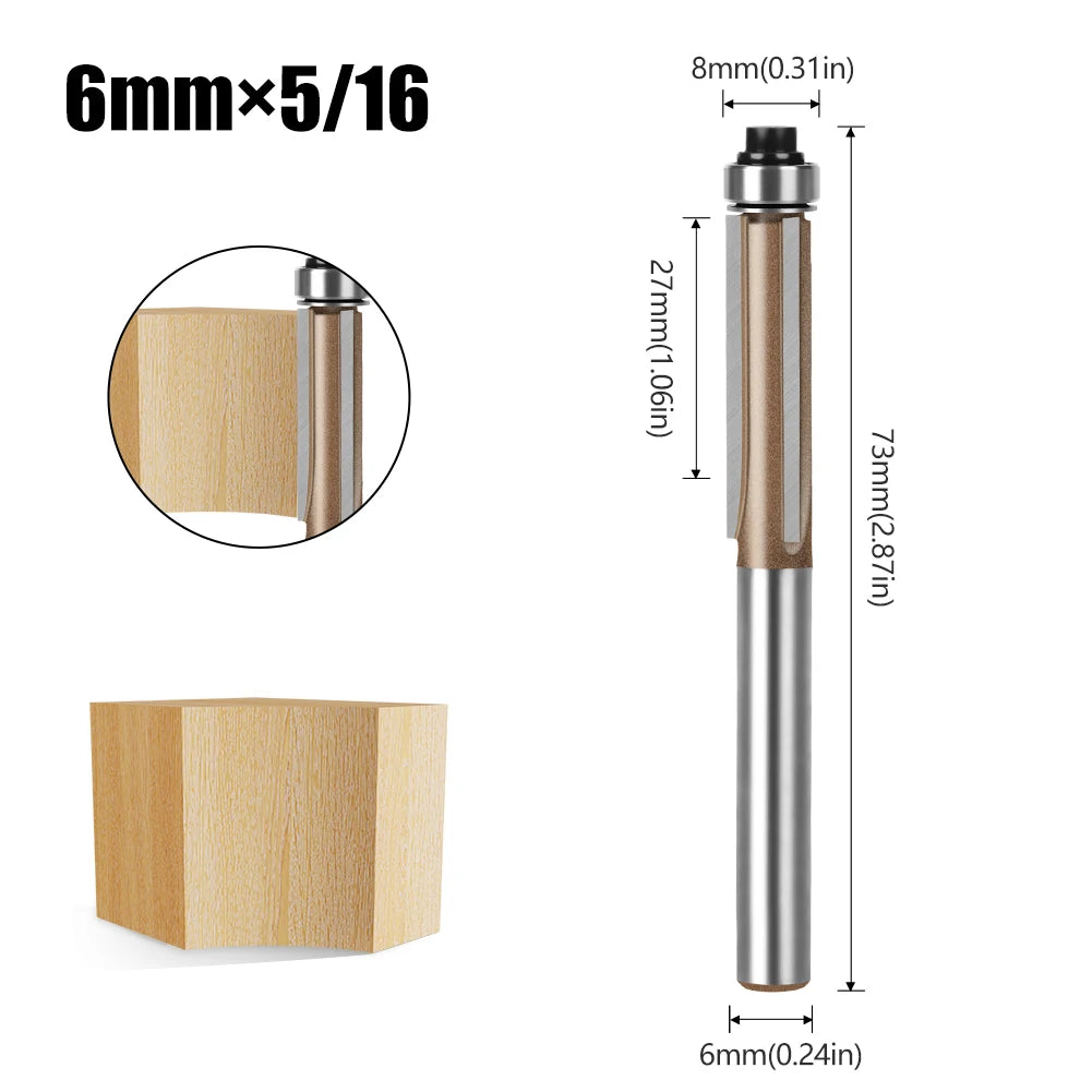 Fresa Reta com Rolamento