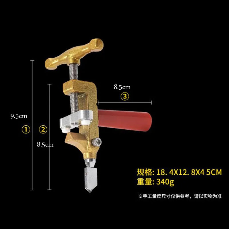 Ferramenta de corte de vidro de azulejo manual portátil