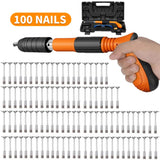 Pistola de Pregos + 100pcs de Prego