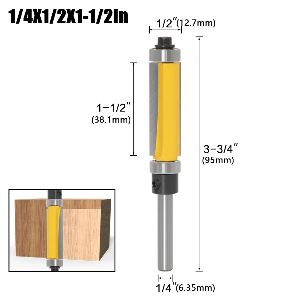 Fresa Reta com 2 Rolamentos