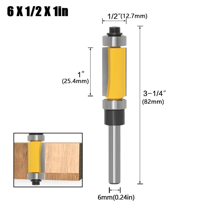 Fresa Reta com 2 Rolamentos