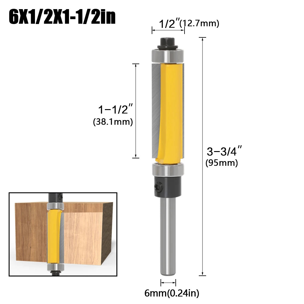 Fresa Reta com 2 Rolamentos