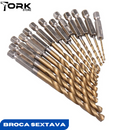 Kit Broca Sextava (Titânio ou Cobalto)