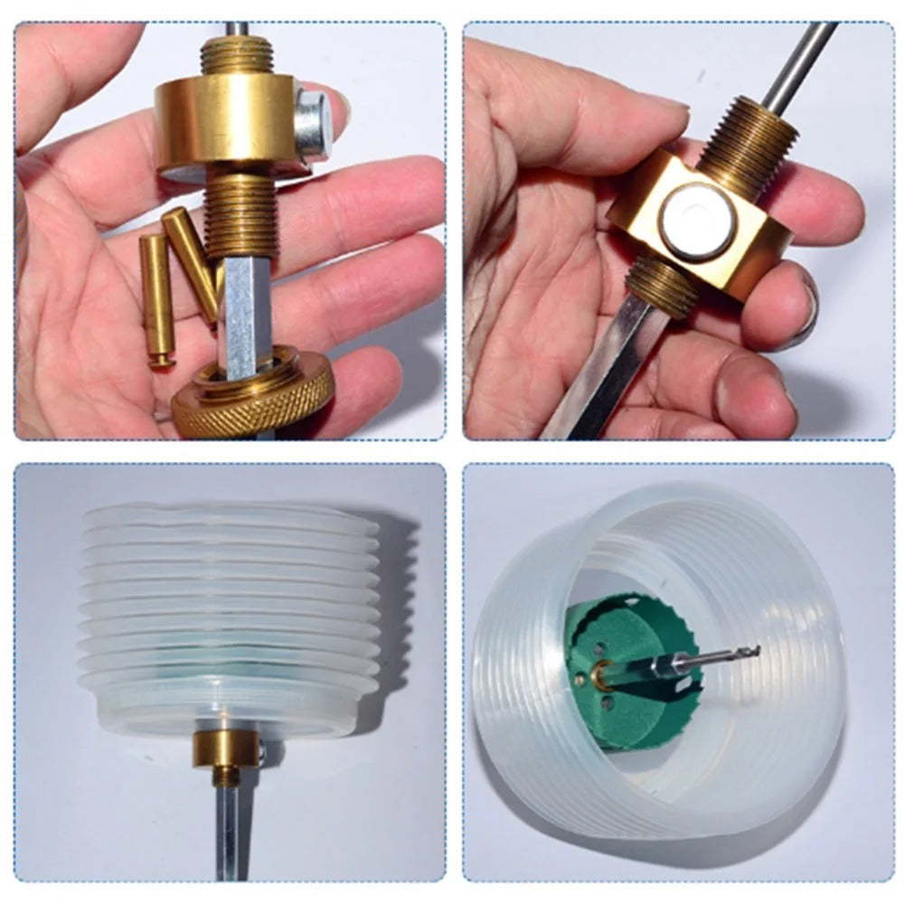 Serra Copo Com Eixo de Liberação Rápida + Coletor De pó