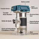 Tupia Manual Sem Fio S/ Bateria (Makita/Dewalt/Milwaukee)