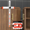 Régua de Precisão com Gabarito de Furação